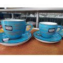 Чашка кофейная 110мл Wilmax Spiral Blue WL-669634 / A