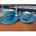 Чашка кофейная 110мл Wilmax Spiral Blue WL-669634 / A