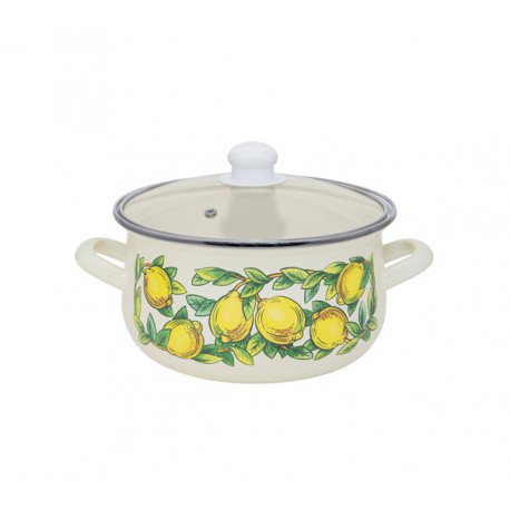 Кастрюля 1,8л/16см Infinity Lemon REN-8826