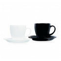 Набор чайный 12предметов Luminarc Carine Black/White D2371