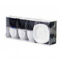 Набор чайный 12предметов Luminarc Carine Black/White D2371