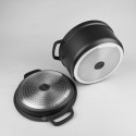 Кастрюля с крышкой-сковородкой гриль 20 см Maestro Graphite MR-4120