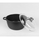 Кастрюля 4 л Maestro Black MR-4624C