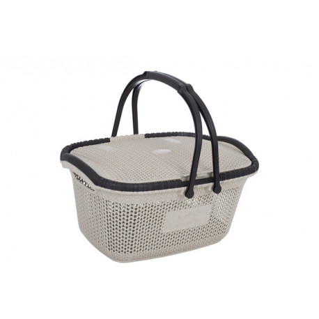 Корзина для белья с ручками 28л VIOLET HOUSE CAPPUCHINO 1001