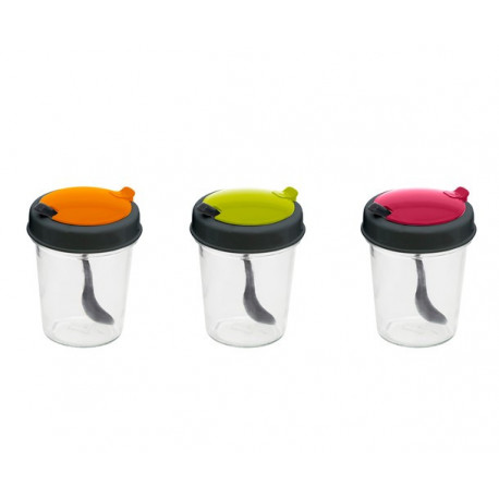 Емкость для специй 320 мл Herevin Conical Spice Jar Combin Colour Mix 131509-560