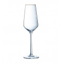 Набор бокалов для шампанского 240мл/4шт Eclat Ultime Bord Or P7634