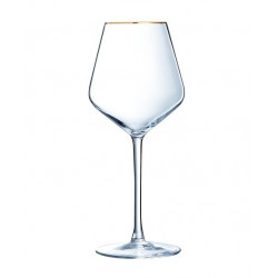 Набор бокалов для вина 470мл/4шт Eclat Ultime Bord Or P7631