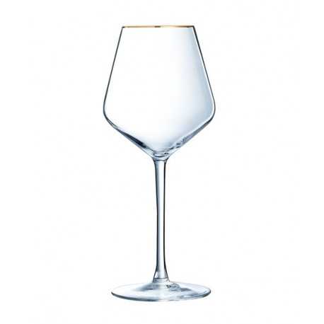 Набор бокалов для вина 470мл/6шт Eclat Ultime Bord Or P7631