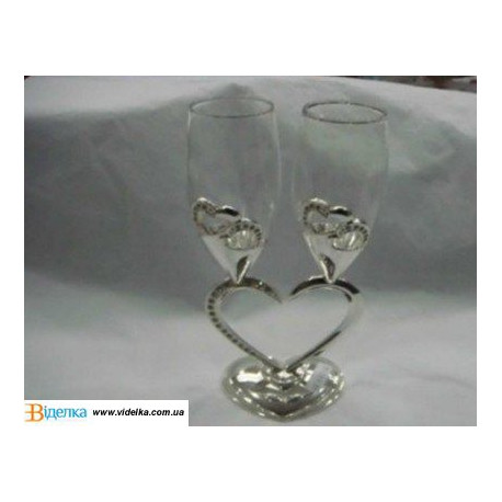 Набор для шампанского 2пр.23см Silver Collection  99165 Lessner