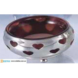 Подсвечник Lessner Silver Collection 5,5см"Серце"99162