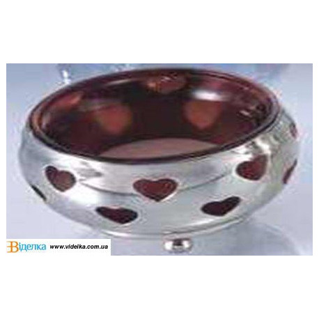 Подсвечник Lessner Silver Collection 5,5см"Серце"99162