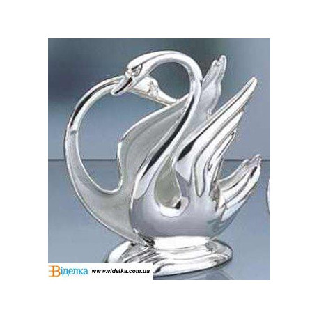 Салфетница Lessner.Silver Collection "Лебедь"10x3,5x11см 99146