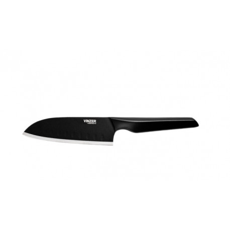 Нож сантоку 12,7см Vinzer Geometry Nero Line 89301