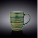 Кружка 460мл Wilmax Spiral Green WL-669537 / A