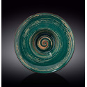 Тарелка глубокая 27см/250мл Wilmax Spiral Green WL-669526 / A