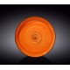 Тарелка обеденная 23см Wilmax Spiral Orange WL-669319 / A