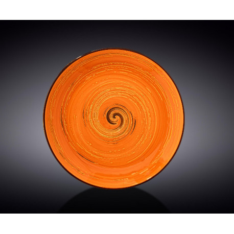 Тарелка обеденная 23см Wilmax Spiral Orange WL-669313 / A