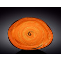 Блюдо камень 33х24,5смWilmax Spiral Orange WL-669342 / A