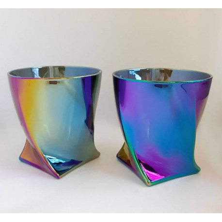 Набор стаканов для виски 340мл/6шт Bohemia Quadro Радуга