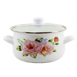 Кастрюля 20cм 3л Interos Троянда 11W