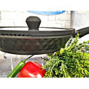 Сковорода с крышкой 28см Black Ice Pepper GREBLON C2 PR-6006