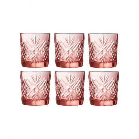 Lum.Salzburg Pink.Набір склянок низьких 300мл-6шт.Р