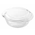 Форма для запекания с крышкой круглая 1.5 л Ardesto Black Mars AR2406BG