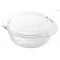 Форма для запекания с крышкой круглая 2 л Ardesto Black Mars AR2407BG