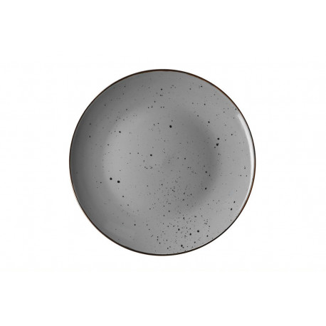 Тарелка обеденная Ardesto Bagheria, 26 см, Grey, керамика