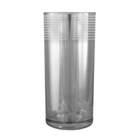 Набор стаканов для воды 255мл/6шт "Ромб" Кварц Гусь хрустальный EQ233-402