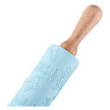 Скалка для теста 43,5 см Ardesto Tasty baking голубая AR2316T