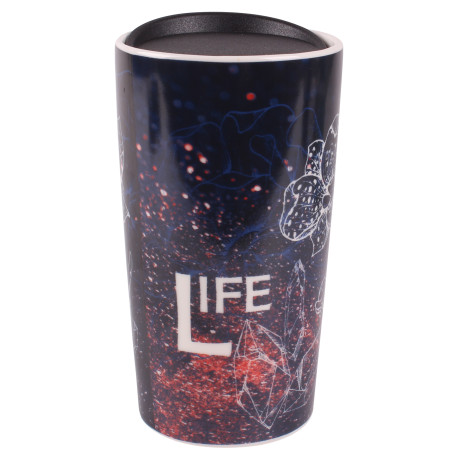 Чашка с крышкой 360 мл Limited Edition Travel Life HTK-051