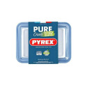 Форма для запекания прямоугольная 22x17x6 см Pyrex Pure Glass с крышкой 242A000