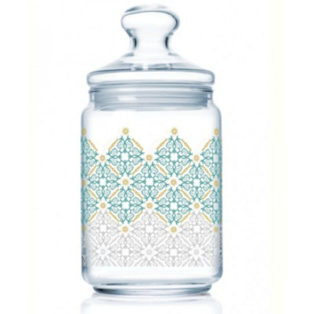 Банка для сыпучих 1л Luminarc Club Hedgery Turquoise V0028