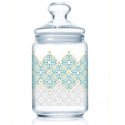 Банка для сыпучих 1л Luminarc Club Hedgery Turquoise V0028