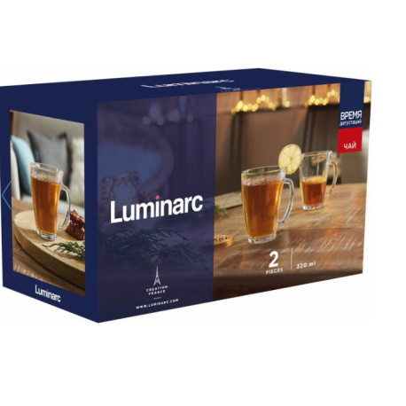 Набор чашек 2шт/320 мл Luminarc Время Дегустаций Чай Q2842/1