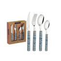 Набор столовых приборов 16 предметов Tramontina Bliss light gray (29899/128)