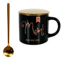 Чашка 360 мл с крышкой и ложкой Westhill For Moms MCO21-141