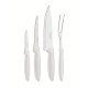 Набор ножей 4 предмета Tramontina Plenus light grey 23498/331