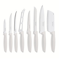 Набор ножей 8 предметов Tramontina Plenus light grey 23498/332