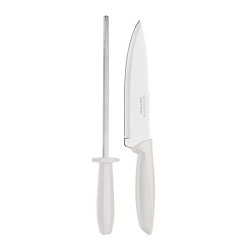 Набори ножів TRAMONTINA PLENUS light grey н-р нож2пр(нож178мм,мусат)инд.бл (23498/311)