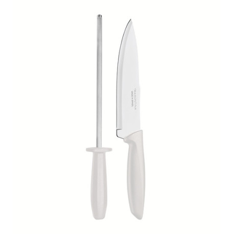 Набори ножів TRAMONTINA PLENUS light grey н-р нож2пр(нож178мм,мусат)инд.бл (23498/311)