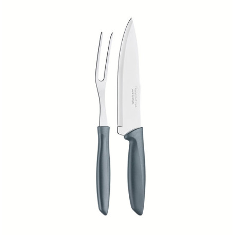 Набор ножей 2 предмета Tramontina Plenus grey 23498/610