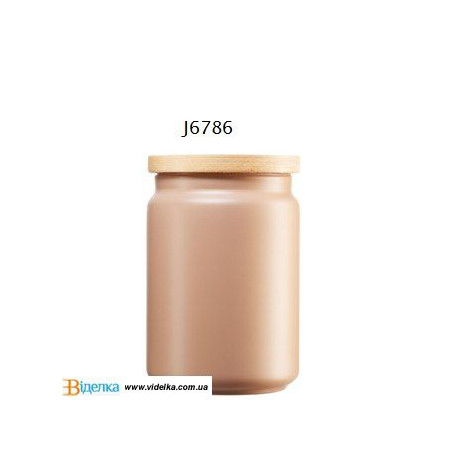 Банка для сыпучих 1л Luminarc Box Mania Bois Script Beige J6786