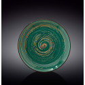 Тарелка десертная 20 см Wilmax Spiral Green WL-669512 / A