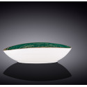 Блюдо овальное глубокое 25х16,5х6см/570мл Wilmax Spiral Green WL-669540 / A