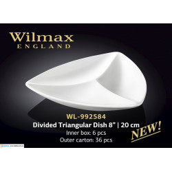 Менажница треугольная 20см Wilmax WL-992584