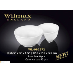 Емкость для закусок 12,5x7,5x3,5см Wilmax WL-992572