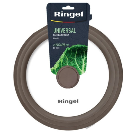 lid RINGEL Universal Крышка многоразмерная силикон 24/26/28см (RG-9303)