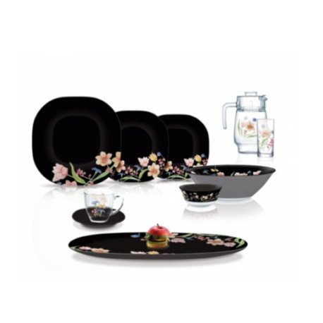 Столовый сервиз 46 предметов Luminarc Minuet Black N8126